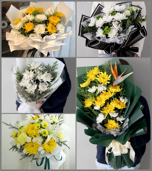 广东梅州市丰顺县汤坑镇横东村白事花束代送